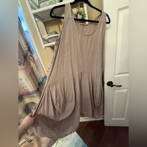 Elegant Asymmetrical Polka Dot Dress